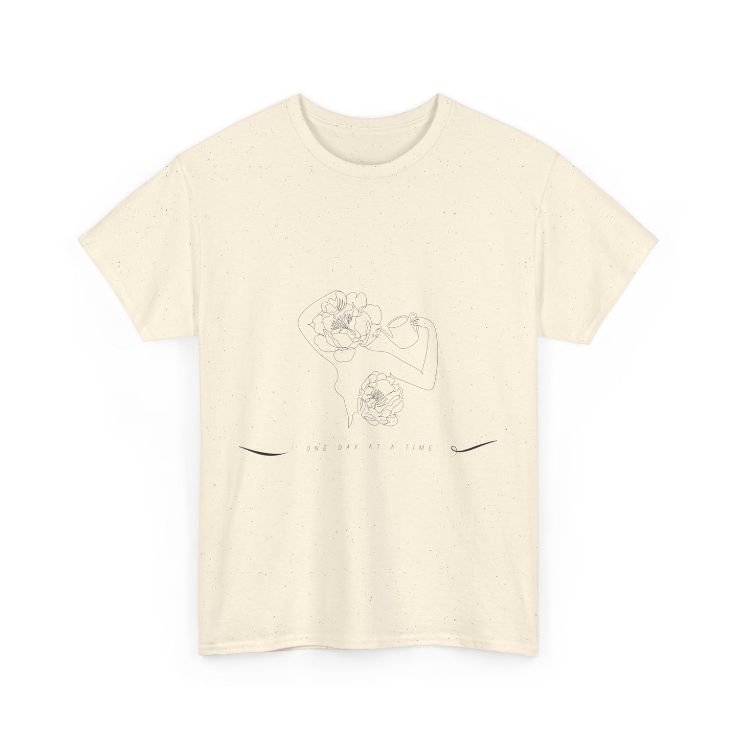 One Day at a Time Unisex Cotton Tee