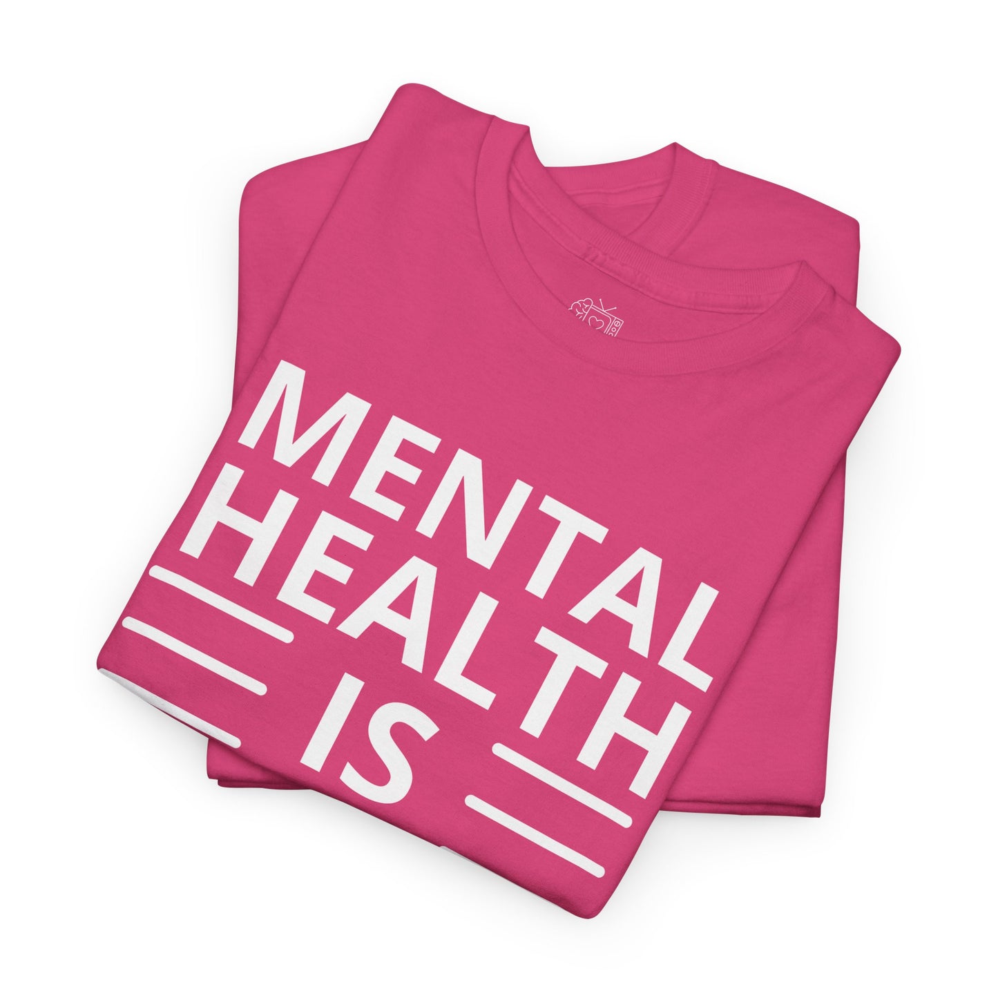 Mental Health is Rad Minimalist T-Shirt – Unisex Mental Wellness Tee