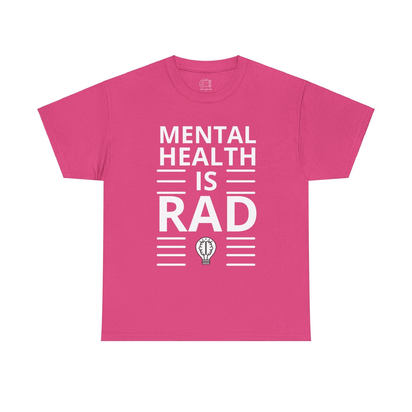 Mental Health is Rad Minimalist T-Shirt – Unisex Mental Wellness Tee