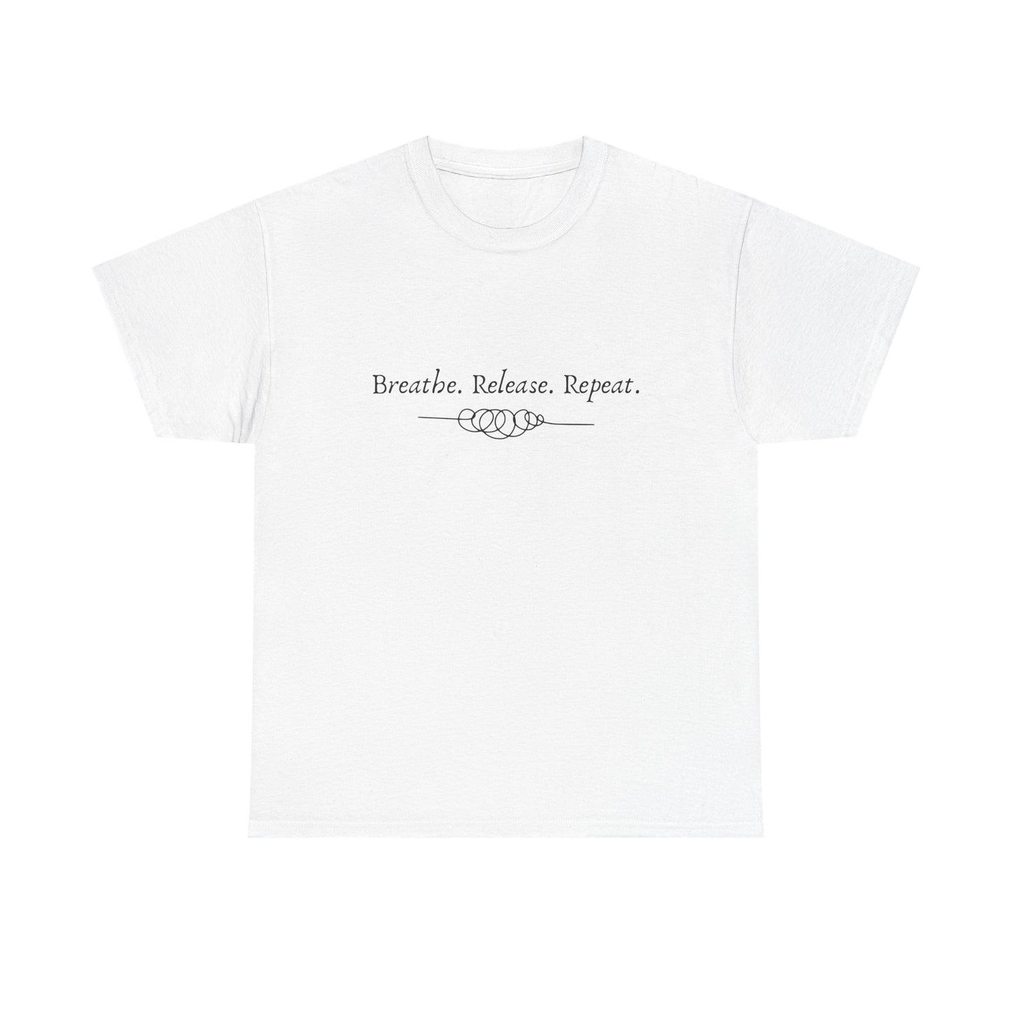 Breathe, Release, Repeat – Unisex Heavy Cotton Tee