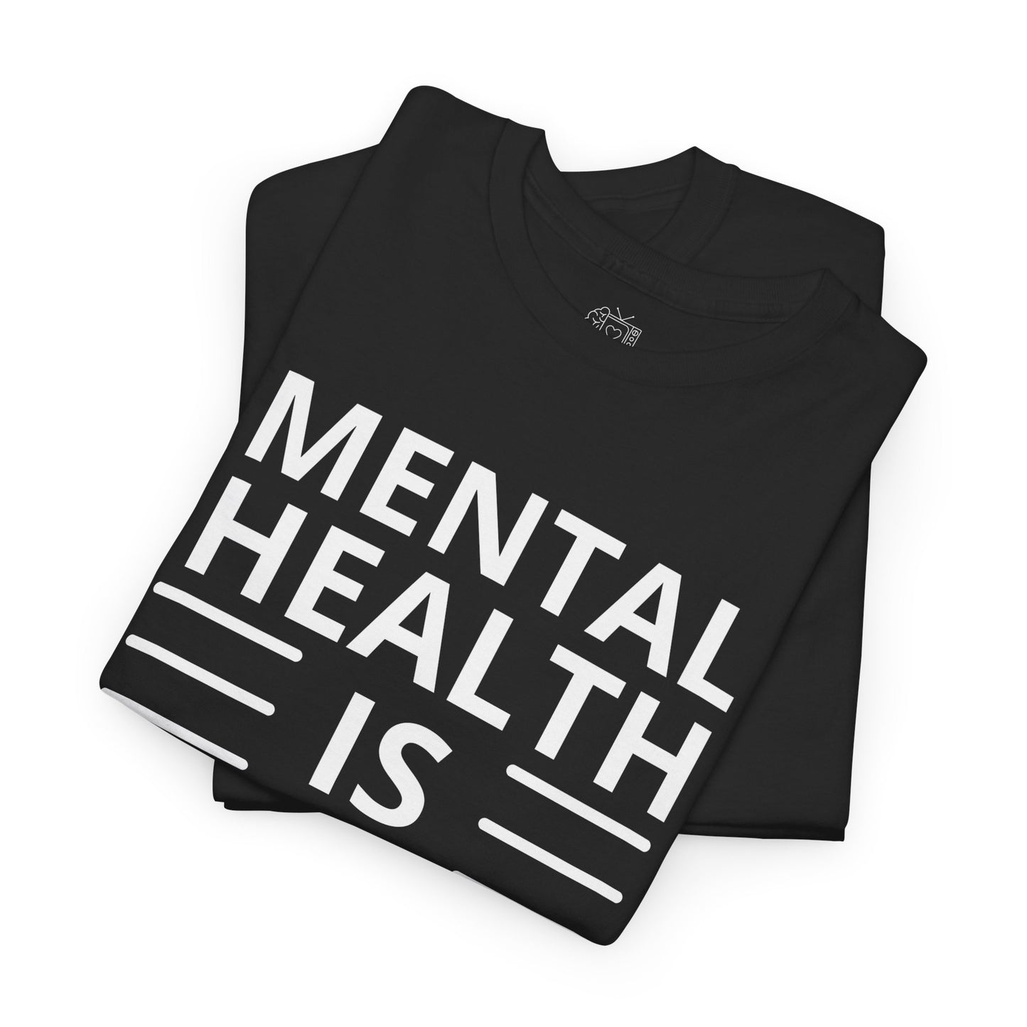 Mental Health is Rad Minimalist T-Shirt – Unisex Mental Wellness Tee