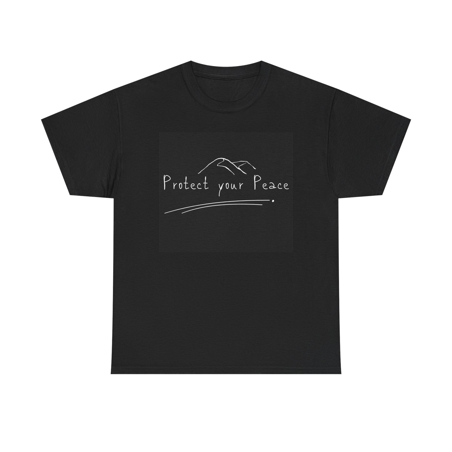 "Protect Your Peace" Unisex Heavy Cotton Tee – Wear Your Serenit