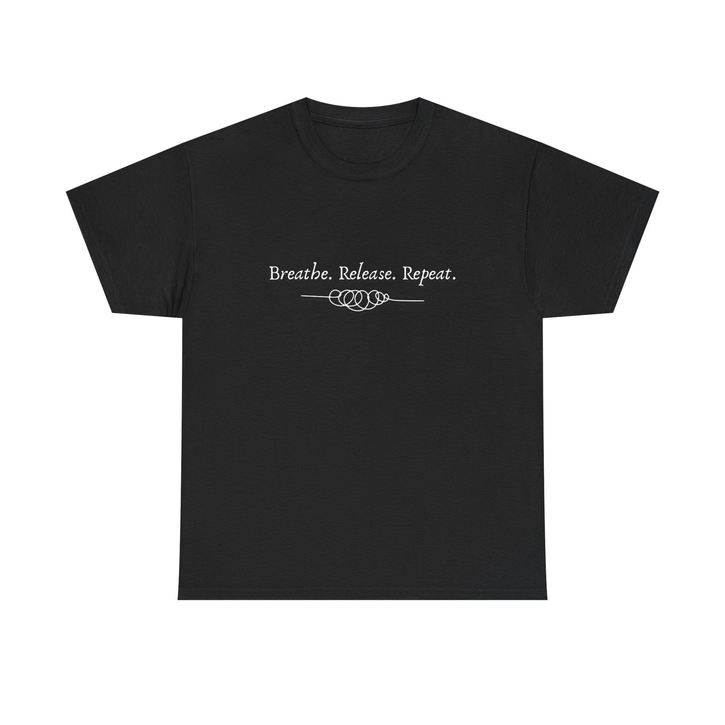 Breathe, Release, Repeat – Unisex Heavy Cotton Tee