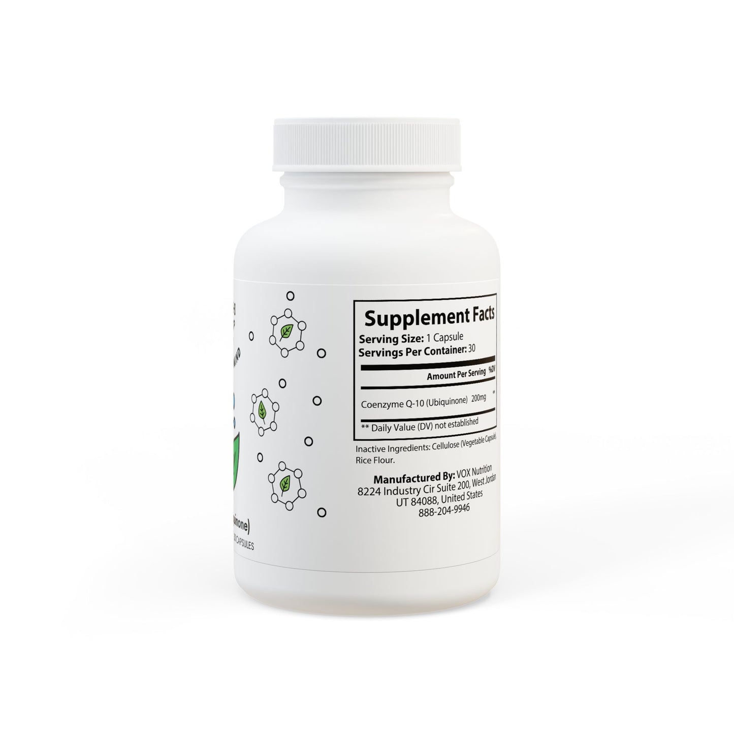 CoQ10 (Ubiquinone) Supplement (30 Capsules)