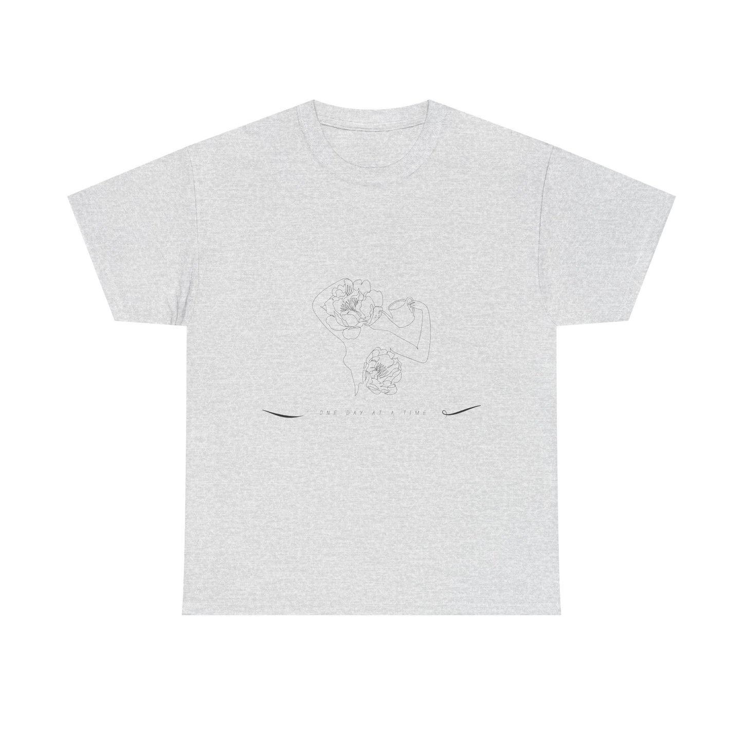 One Day at a Time Unisex Cotton Tee