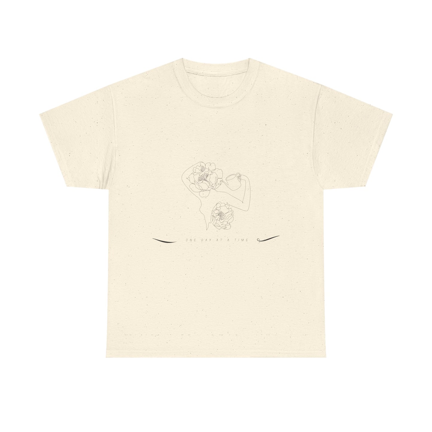 One Day at a Time Unisex Cotton Tee