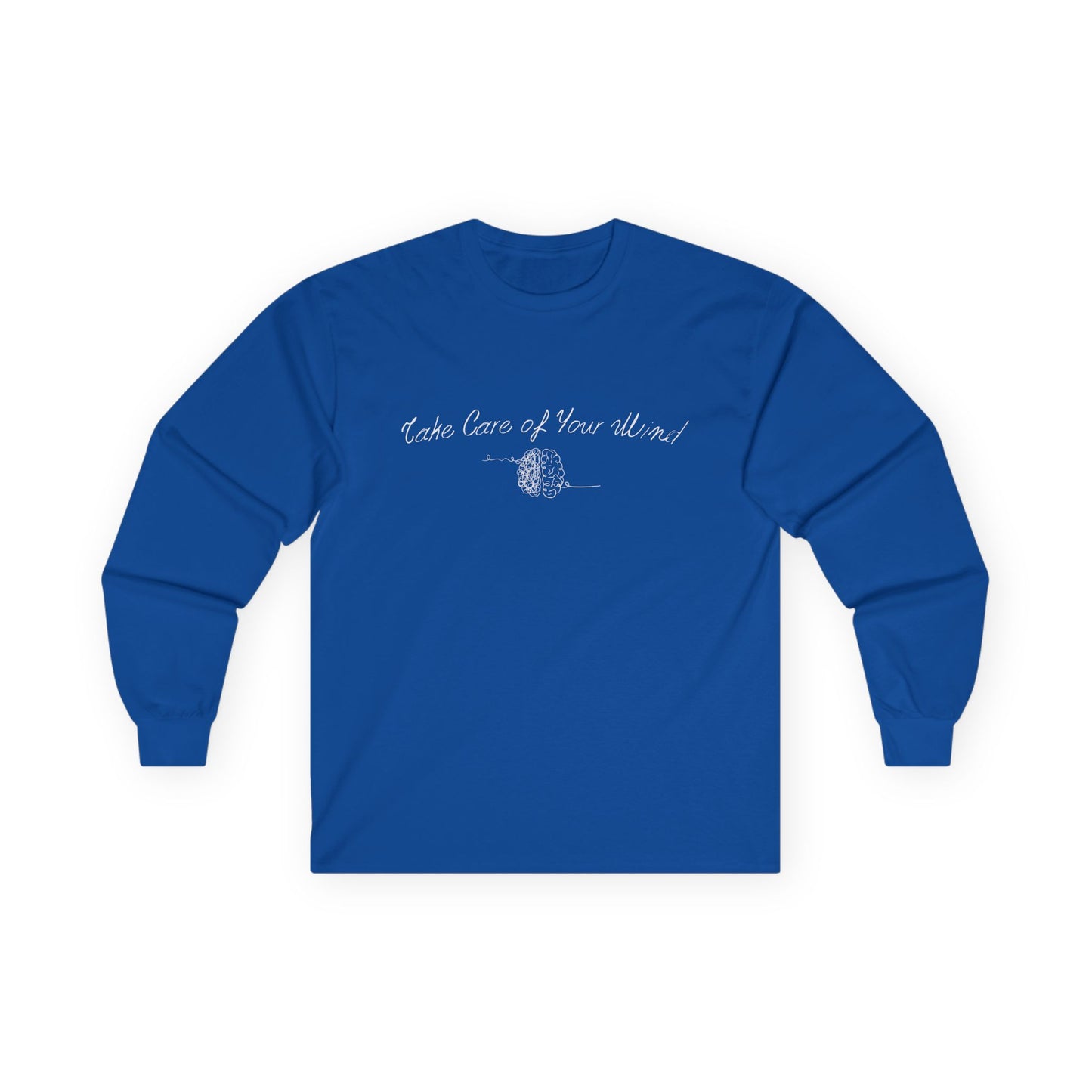 Take Care of Your Mind Long Sleeve – Mental Wellness Graphic Shirt
