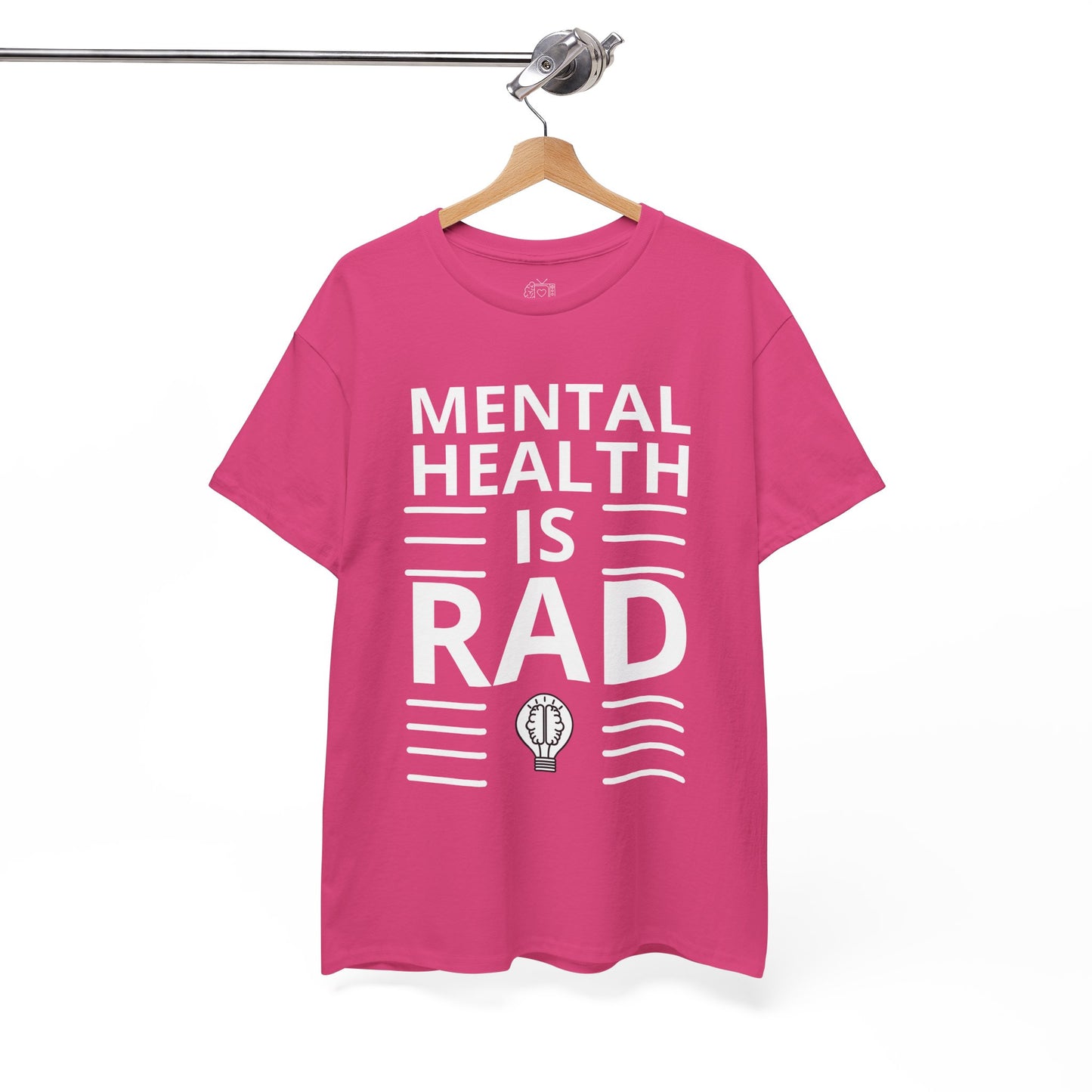 Mental Health is Rad Minimalist T-Shirt – Unisex Mental Wellness Tee