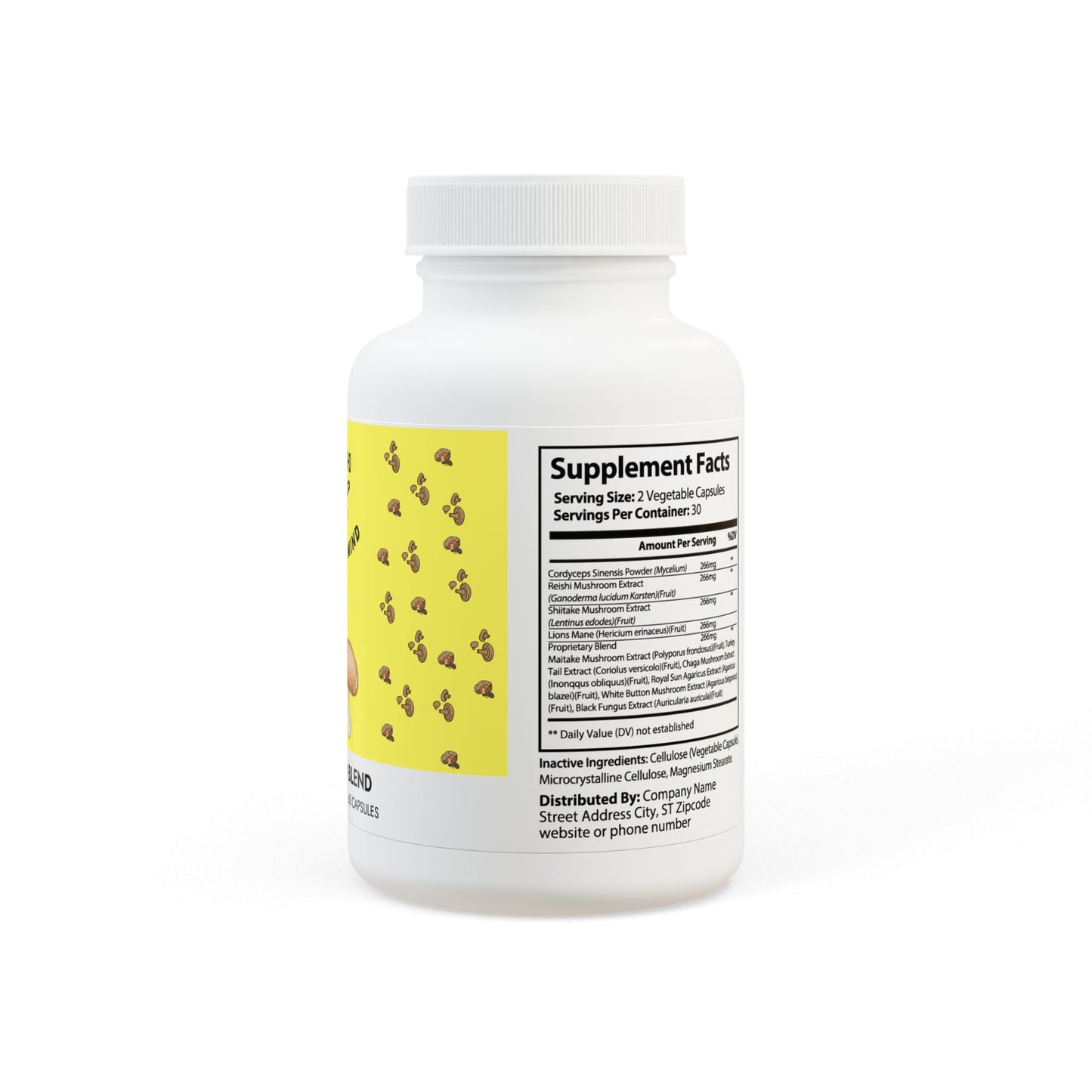Mushroom Blend Supplement (60 Capsules)