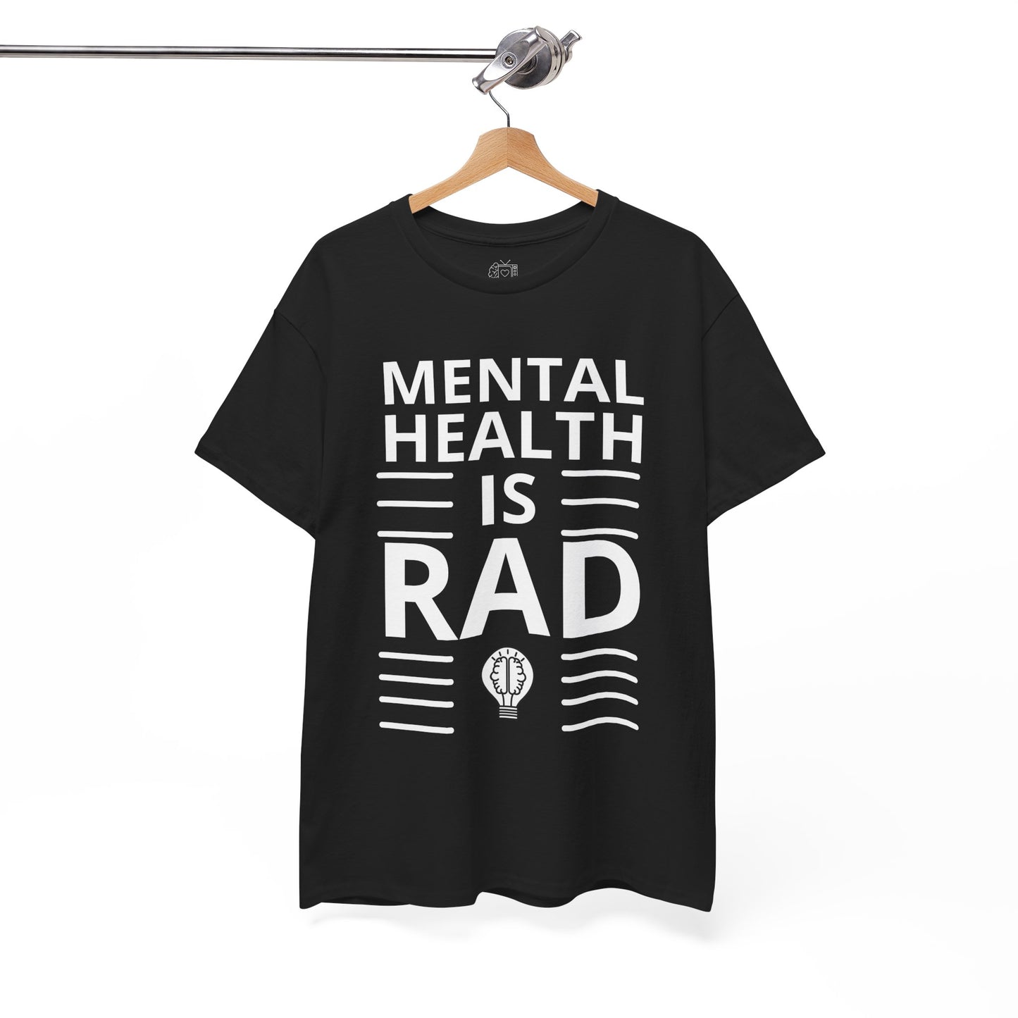 Mental Health is Rad Minimalist T-Shirt – Unisex Mental Wellness Tee
