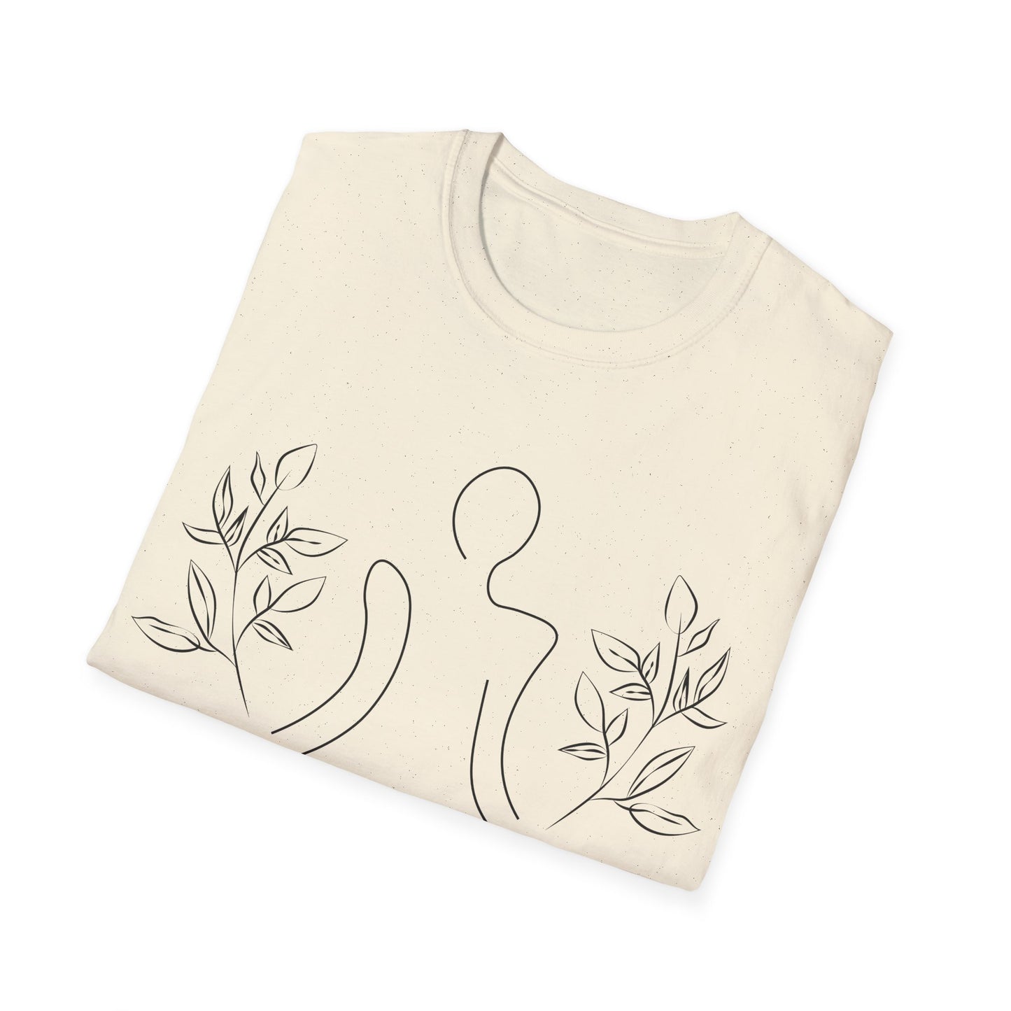 Peace Starts with You" Cotton T-Shirt