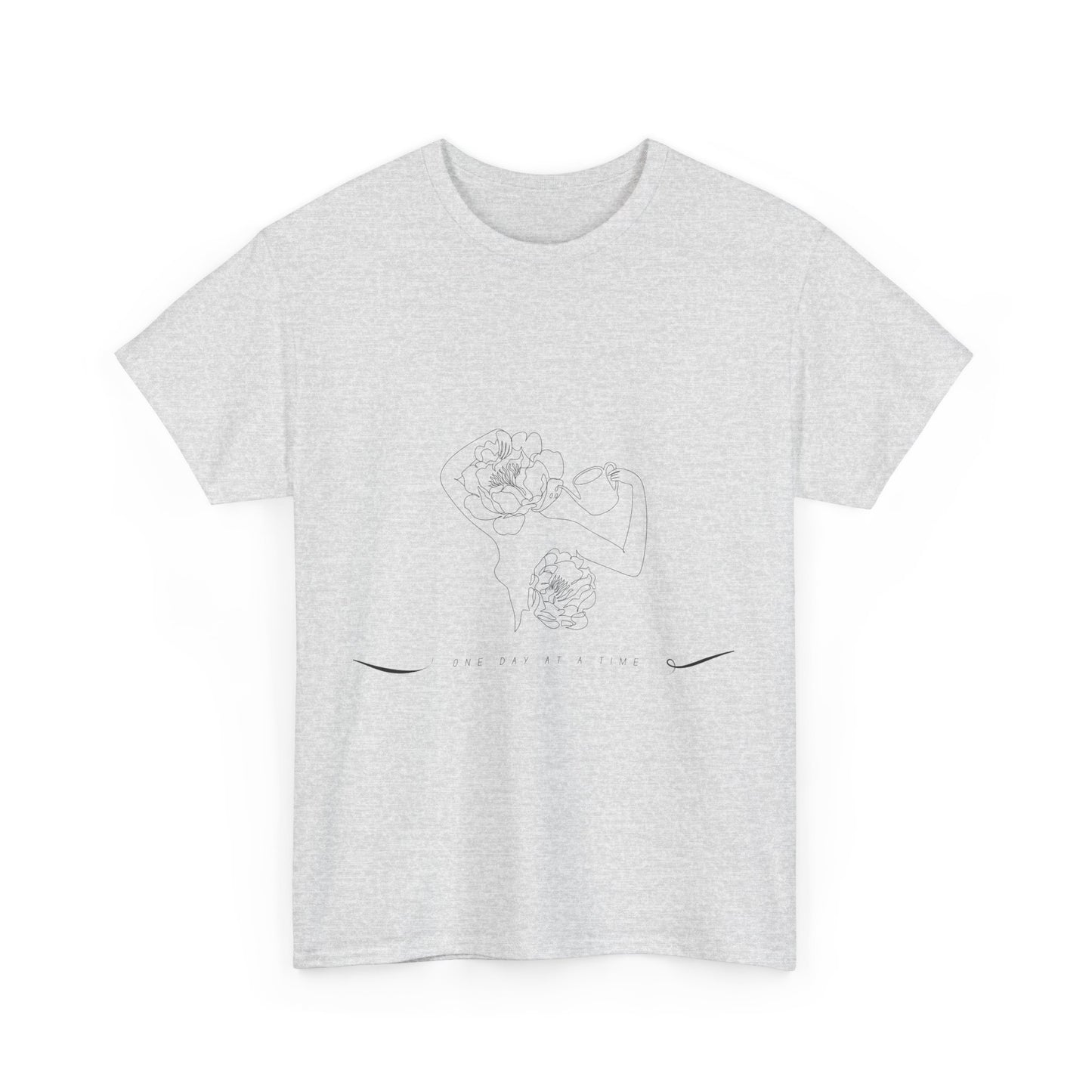 One Day at a Time Unisex Cotton Tee
