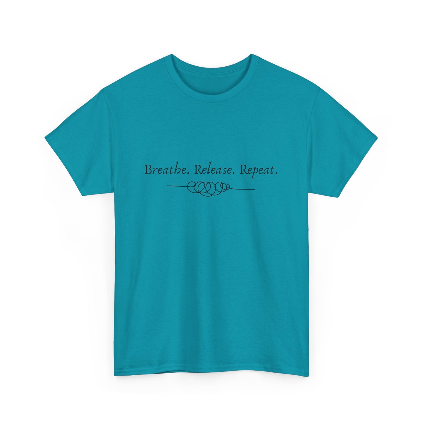 Breathe, Release, Repeat – Unisex Heavy Cotton Tee