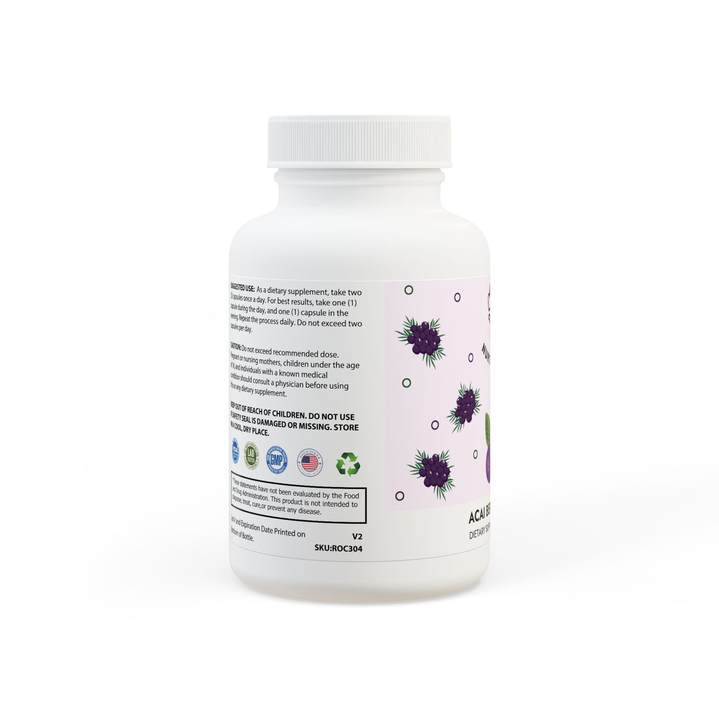 Acai Berry Complex Supplement (60 Capsules)