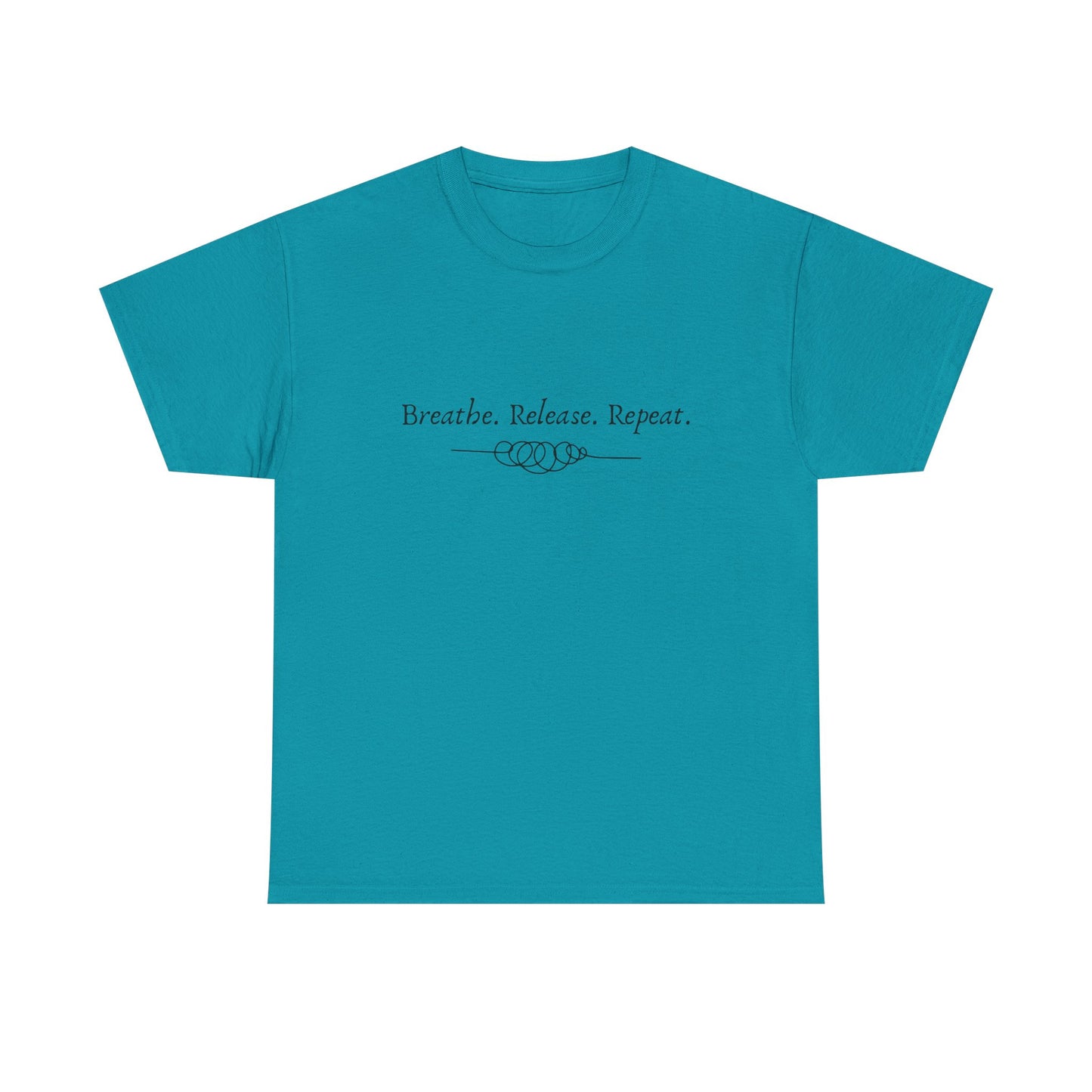Breathe, Release, Repeat – Unisex Heavy Cotton Tee