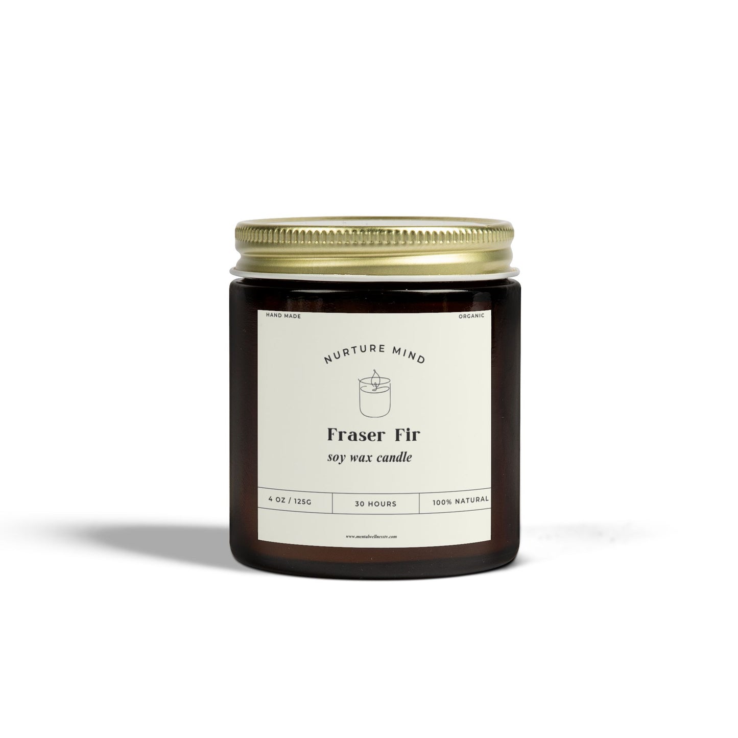 Luxury Hand-Poured Scented Candle - Fraser Fir