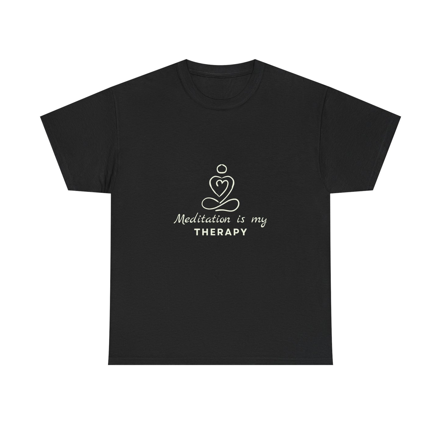 Meditation is My Therapy Unisex Heavy Cotton Tee