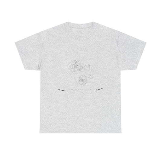One Day at a Time Unisex Cotton Tee