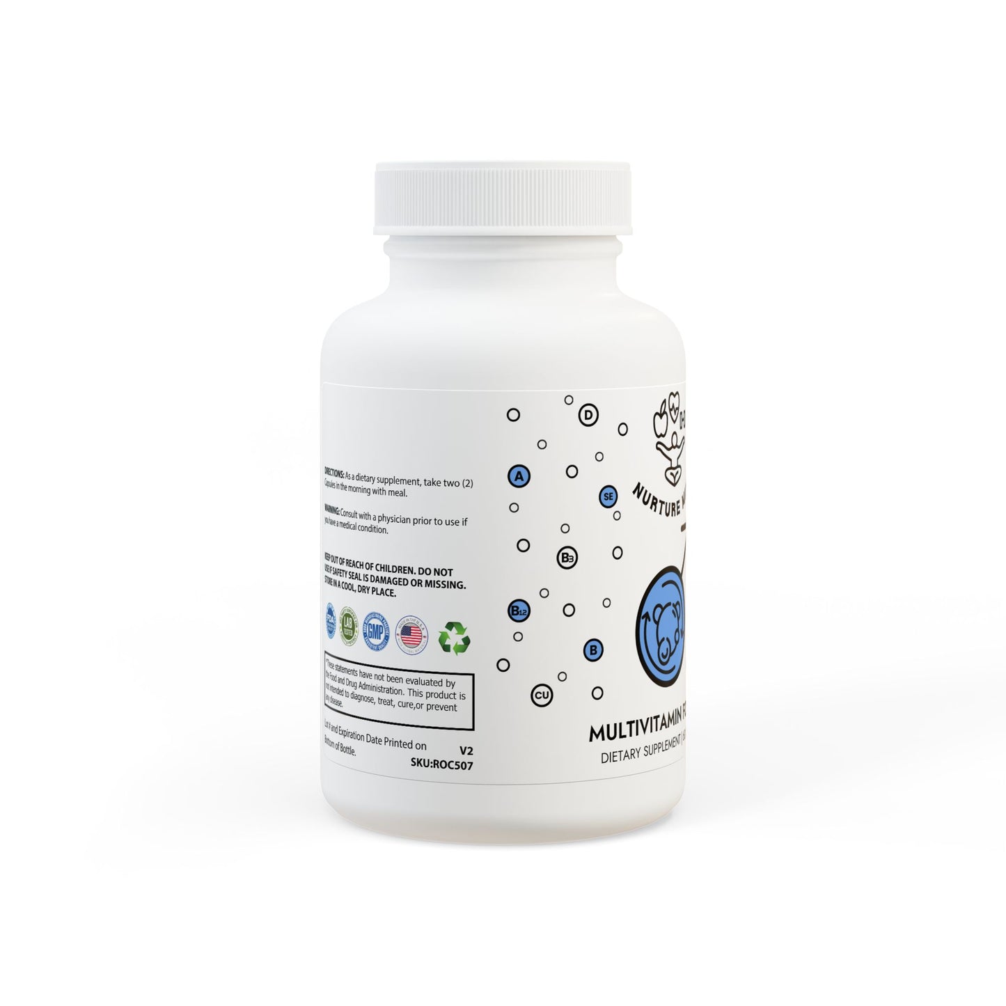Multivitamin for Men (60 Capsules) (Vegan, Lactose Free)