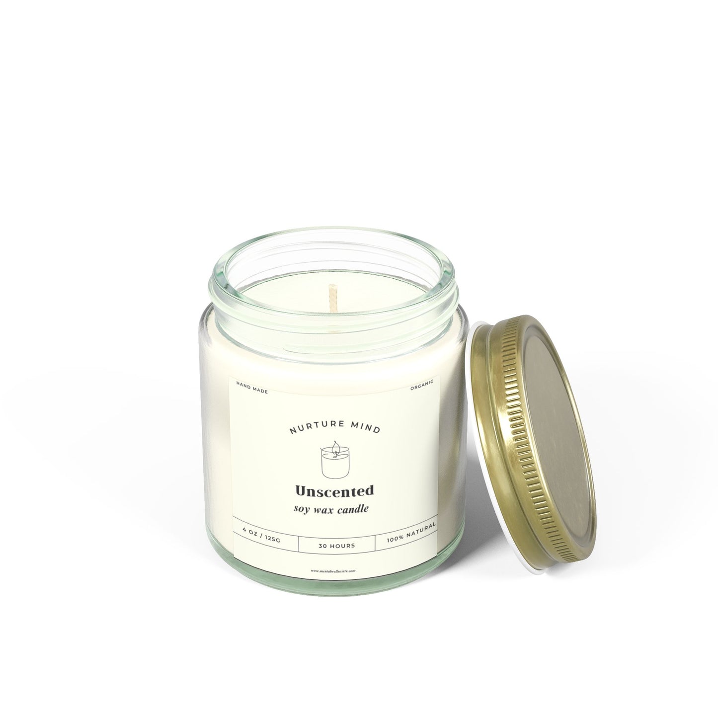 Luxury Hand-Poured Candle - Unscented