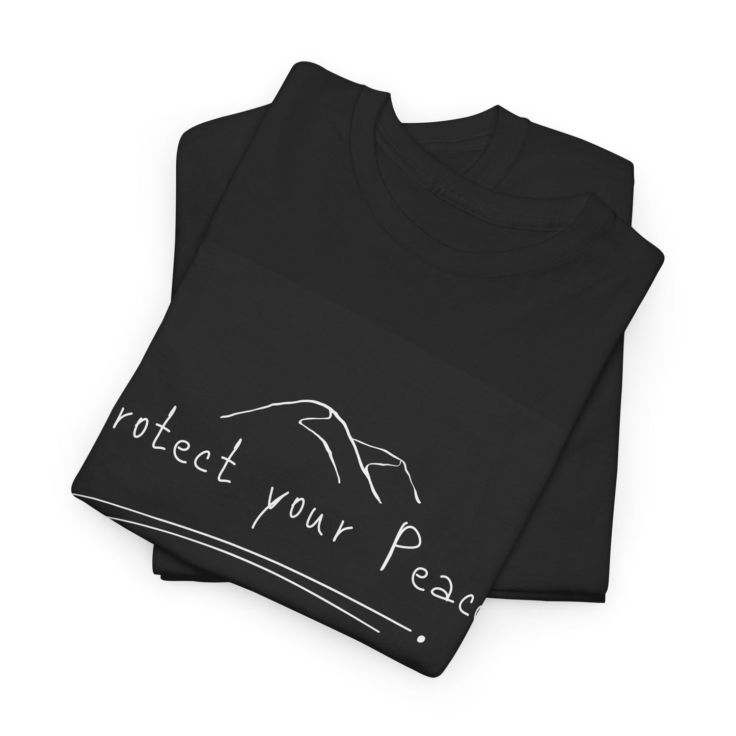 "Protect Your Peace" Unisex Heavy Cotton Tee – Wear Your Serenit