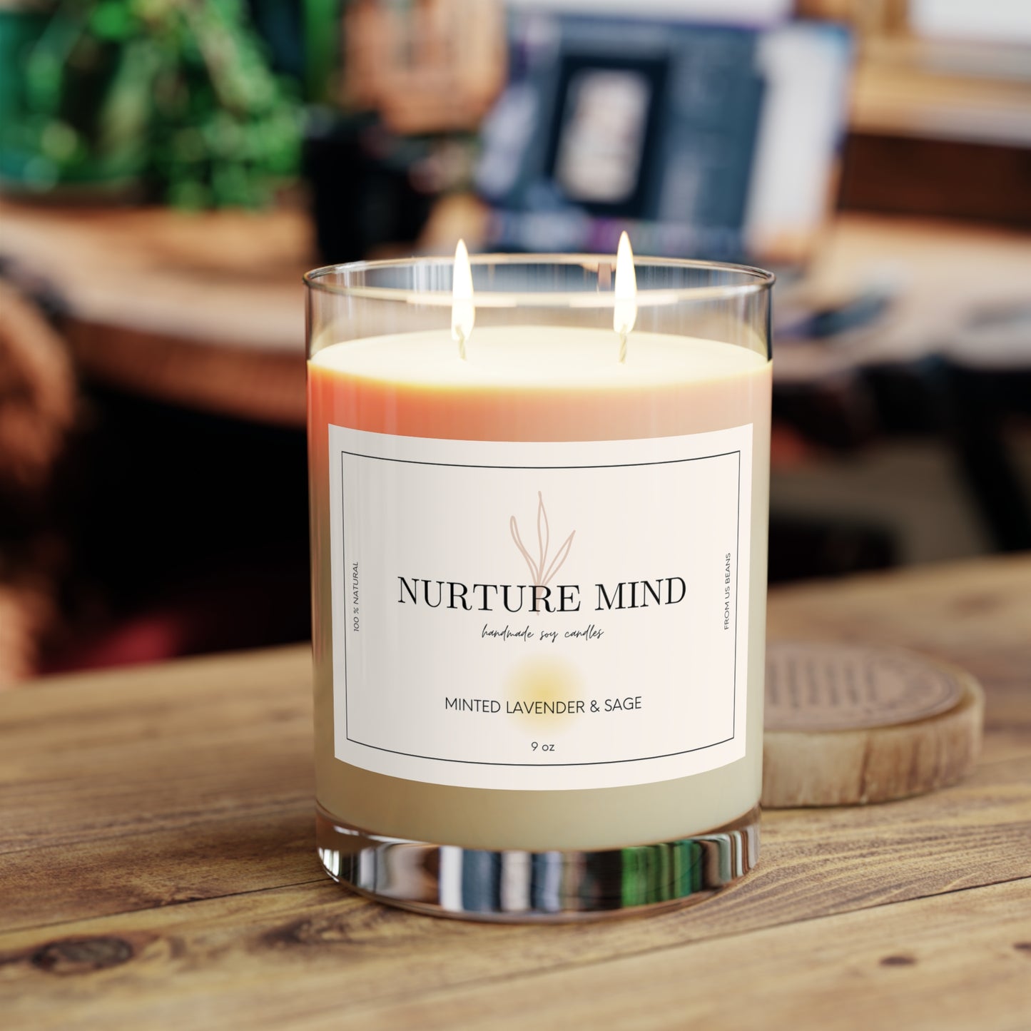 Scented Candle - Full Glass, 11oz