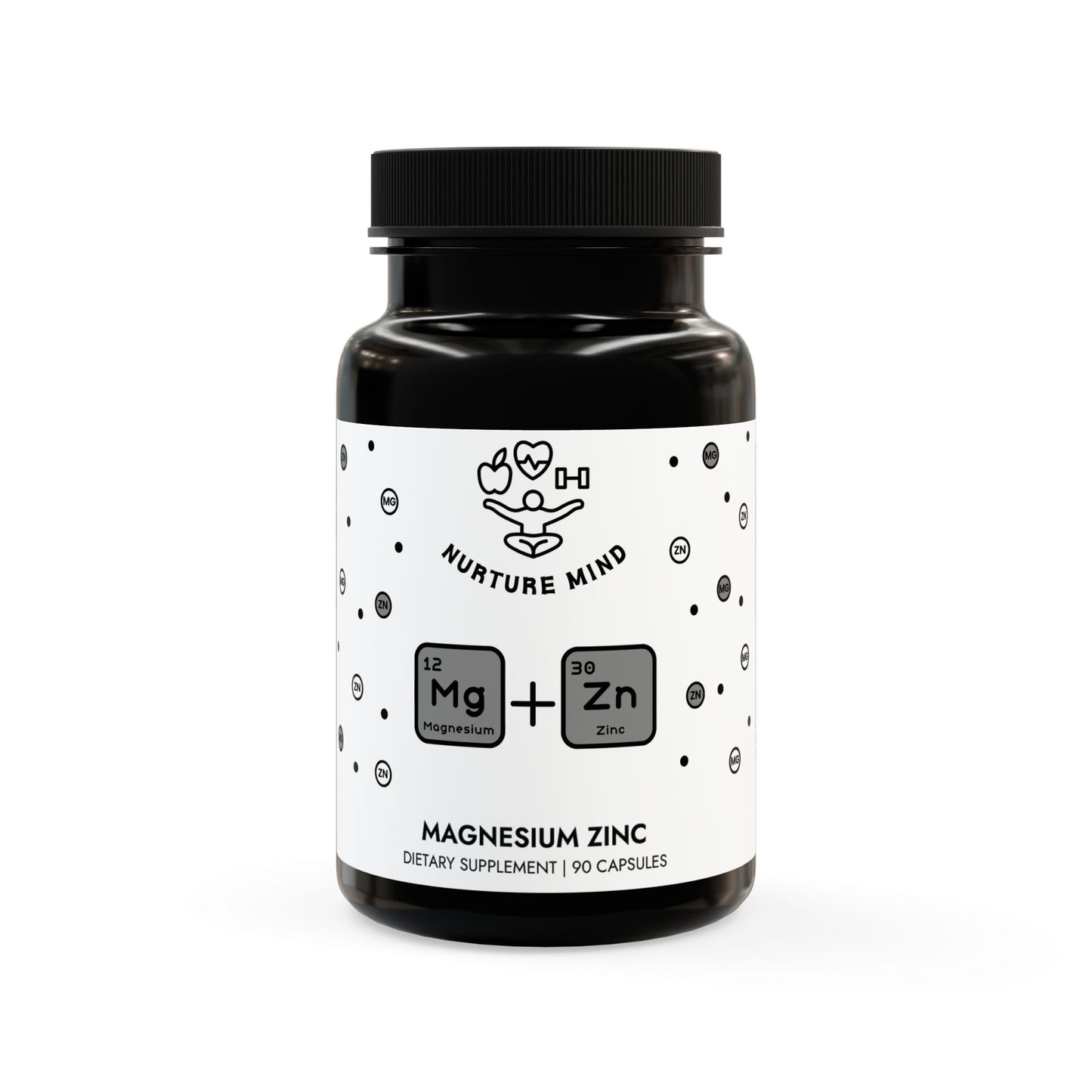 Magnesium Zinc Supplement (90 Capsules)