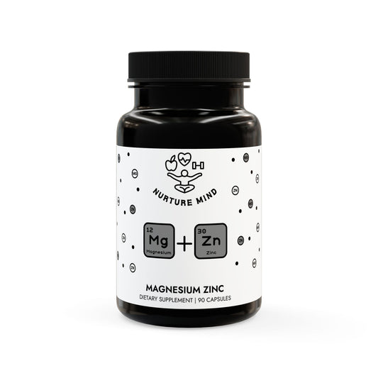 Magnesium Zinc Supplement (90 Capsules)