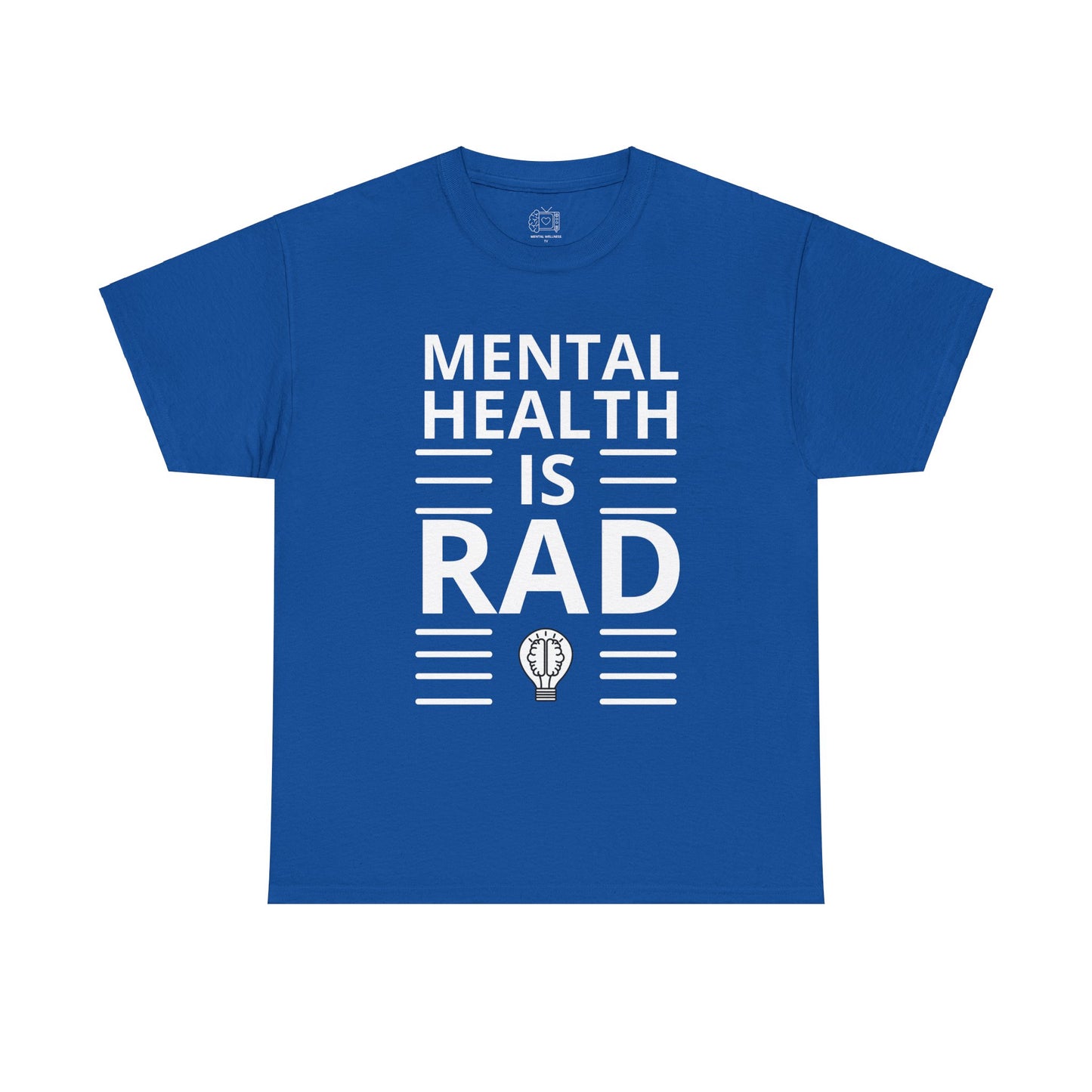 Mental Health is Rad Minimalist T-Shirt – Unisex Mental Wellness Tee