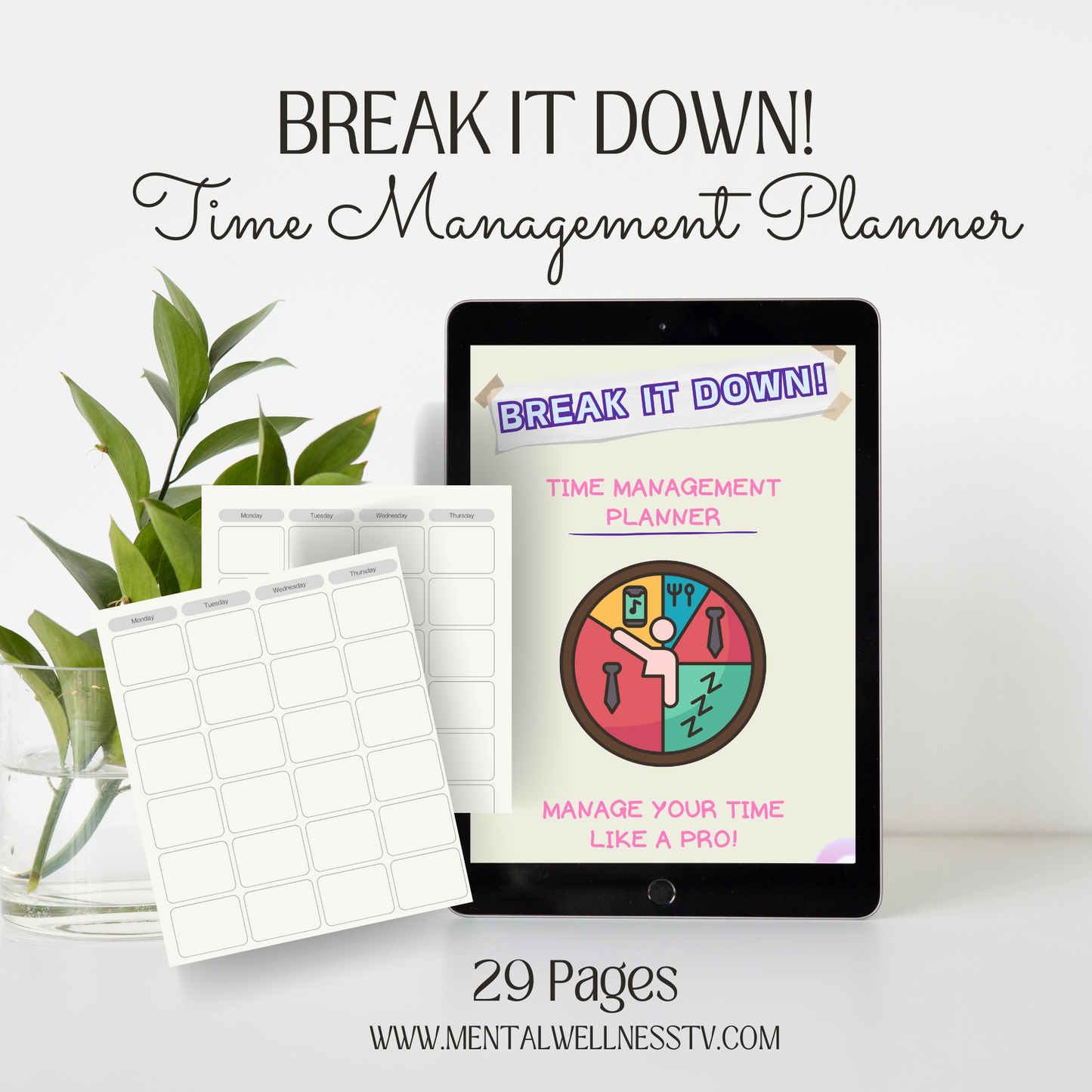The Ultimate Time Management Planner: Boost Productivity & Stay Organized